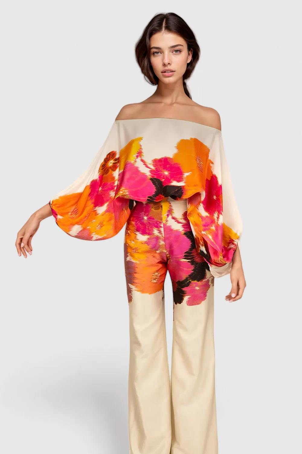 FLowy 2-Piece Set in Pattern - Floral