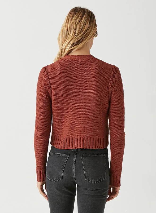 Fran Crop Sweater Cardigan