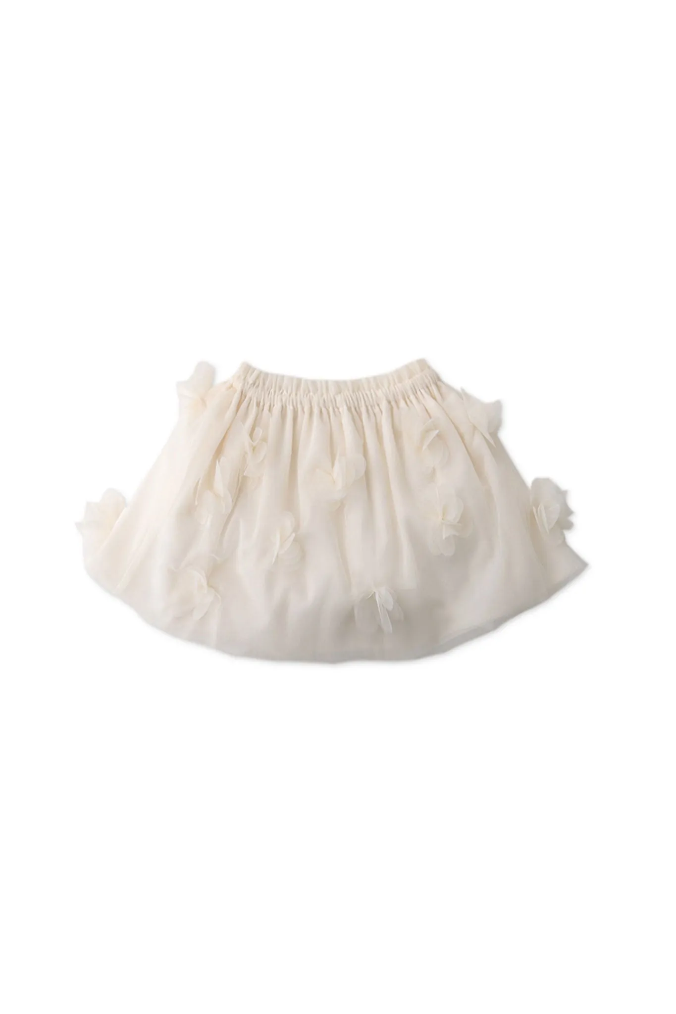 Gingersnaps Tulle Skirt with Flower Applique