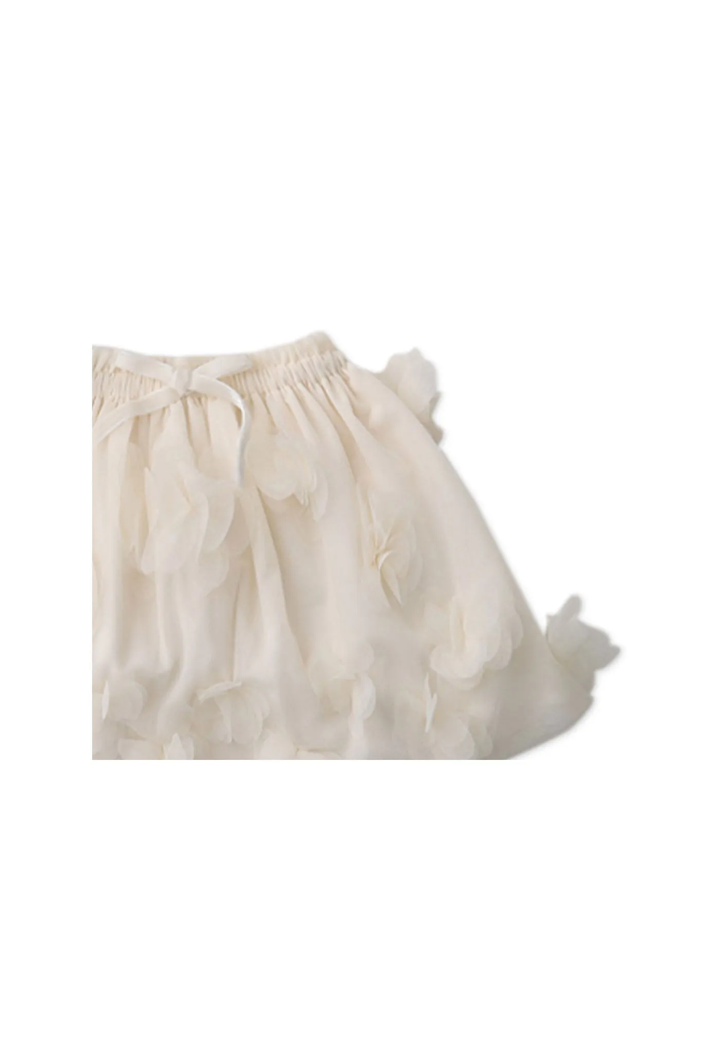 Gingersnaps Tulle Skirt with Flower Applique