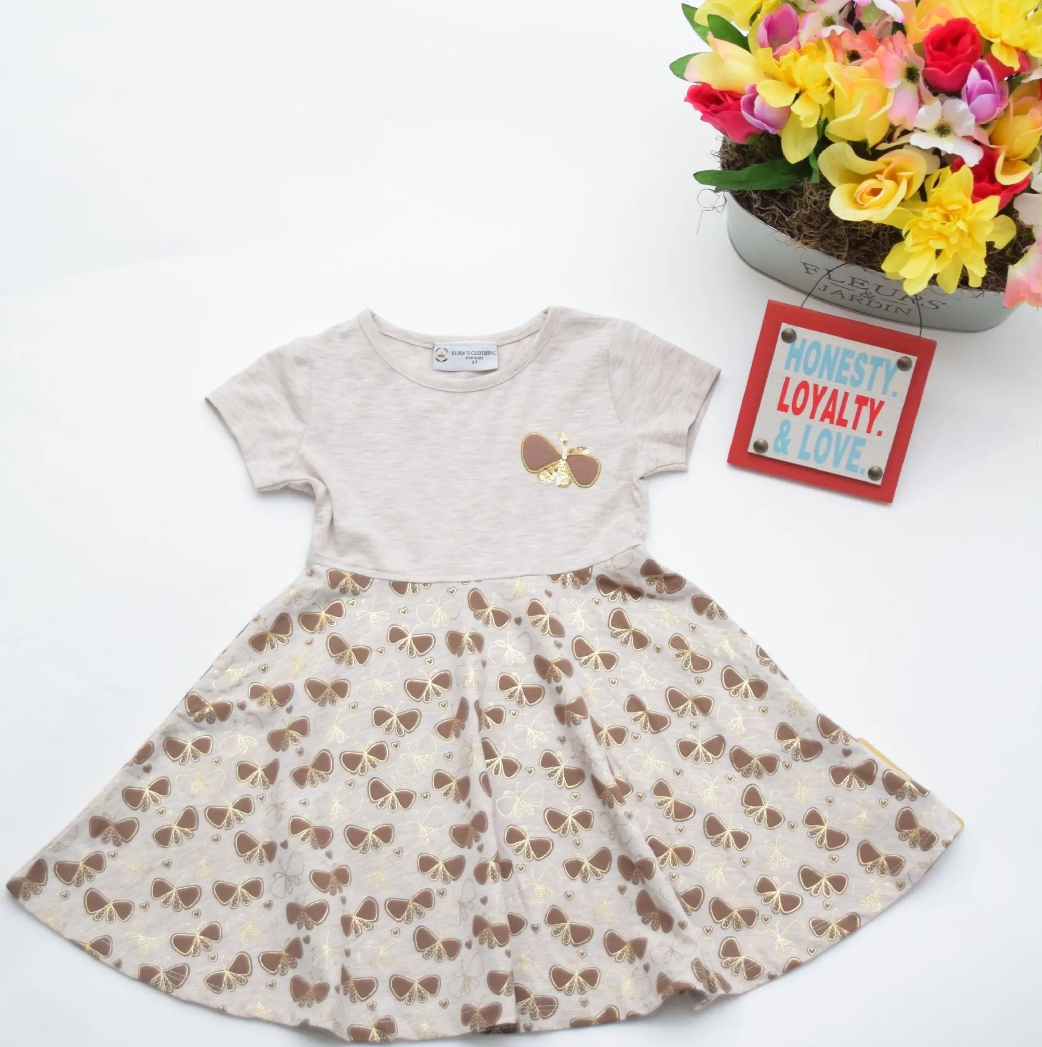 Girls' Butterfly Dress