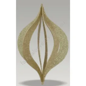 Gold glitter hanging onion large 50cm (ceiling decor)