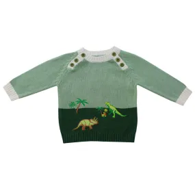 Handknitted Dinosaur Jumper