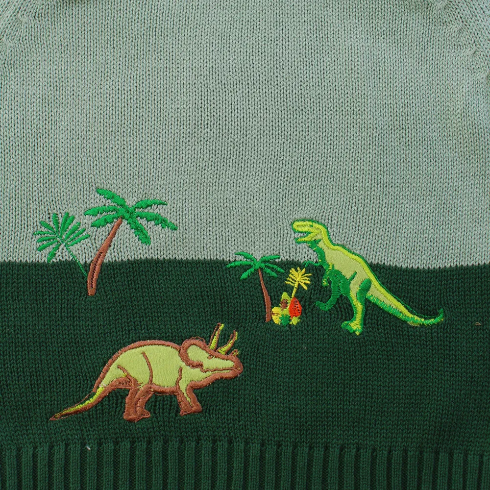 Handknitted Dinosaur Jumper