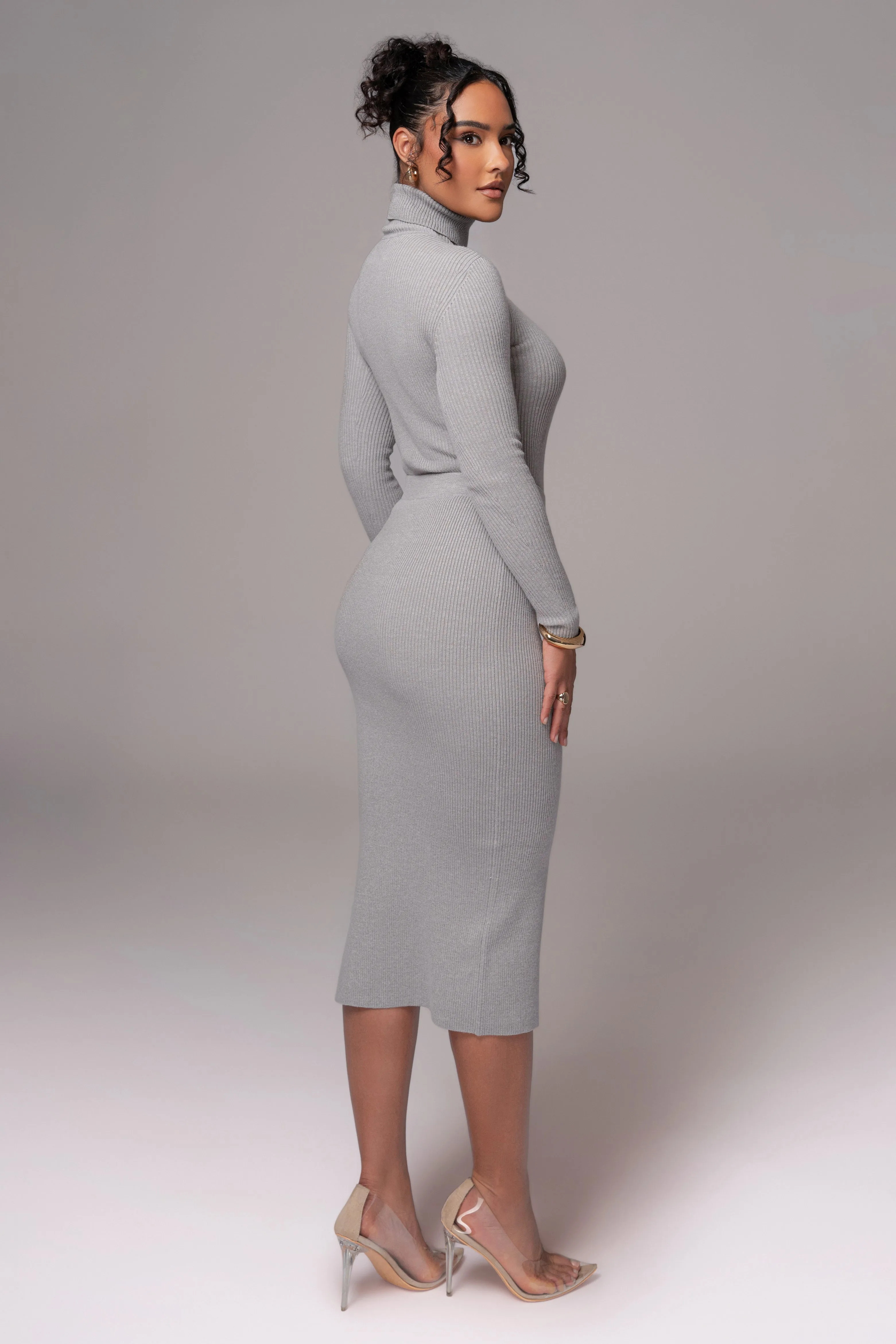 Heather Grey Cardinal Essential Knit Skirt