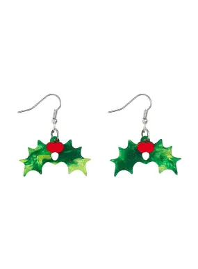 Holly Earrings - Glitter