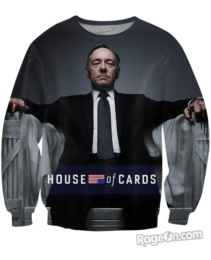 House of Cards Frank Underwood Crewneck Sweatshirt