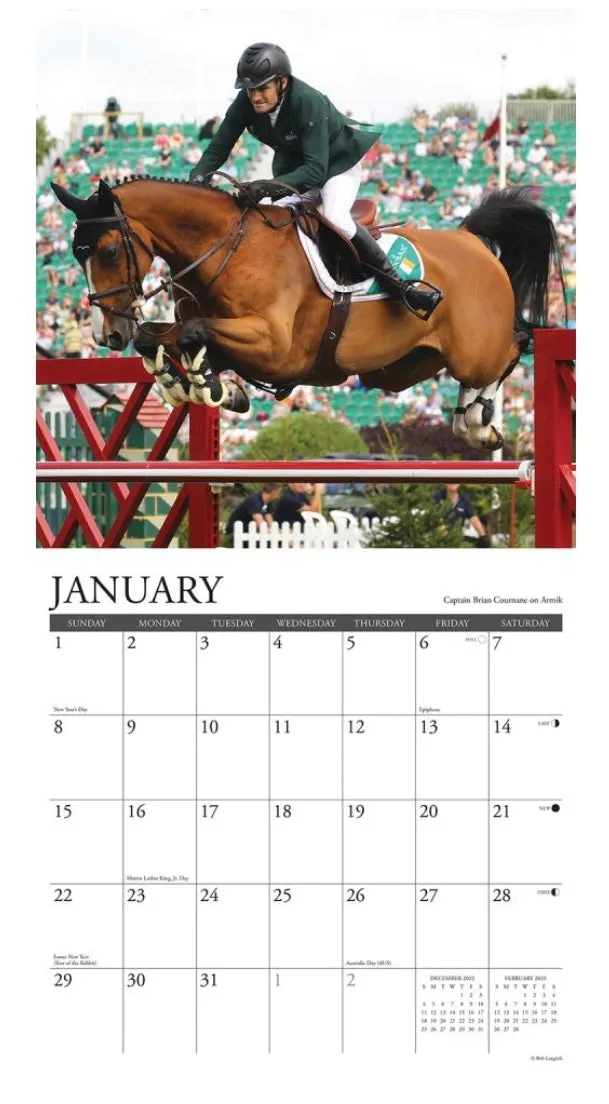 Hunter/Jumper 2023 Wall Calendar