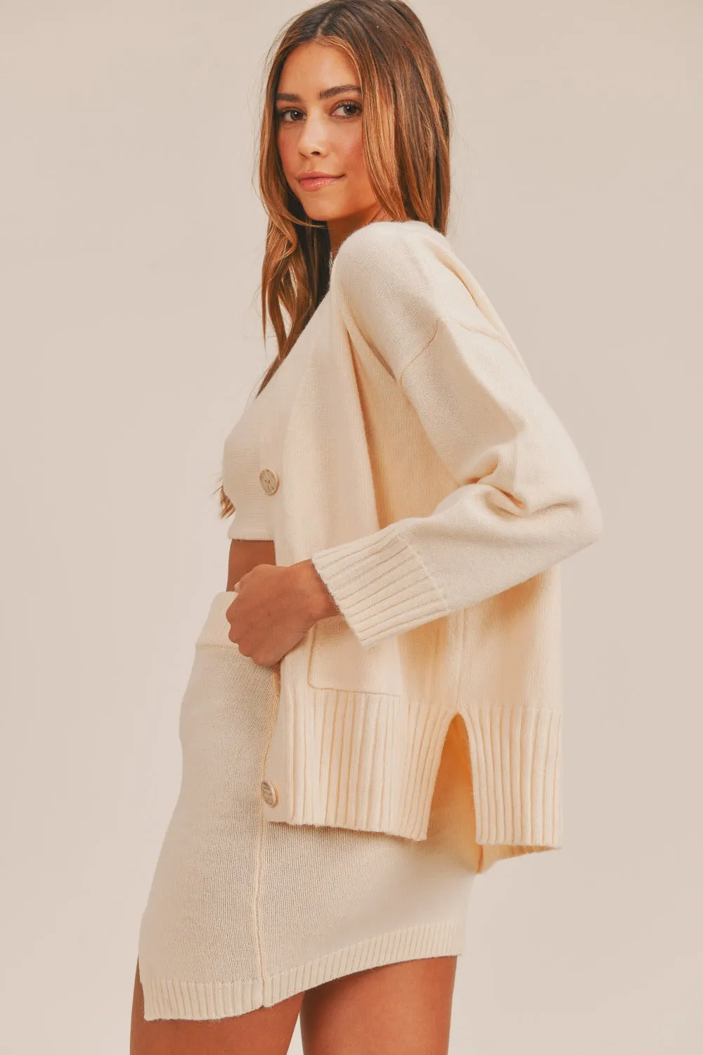 Ivory 3 Piece Sweater Set (Online Only)