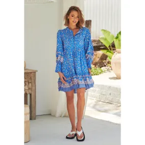 JAASE Turkish Sea Print Nirvana Mini Dress