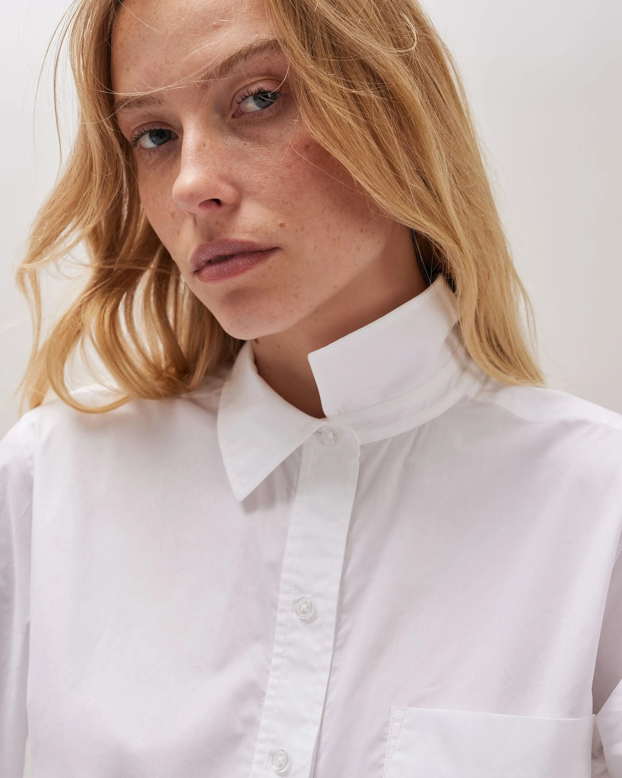 Jenna Poplin Button Up