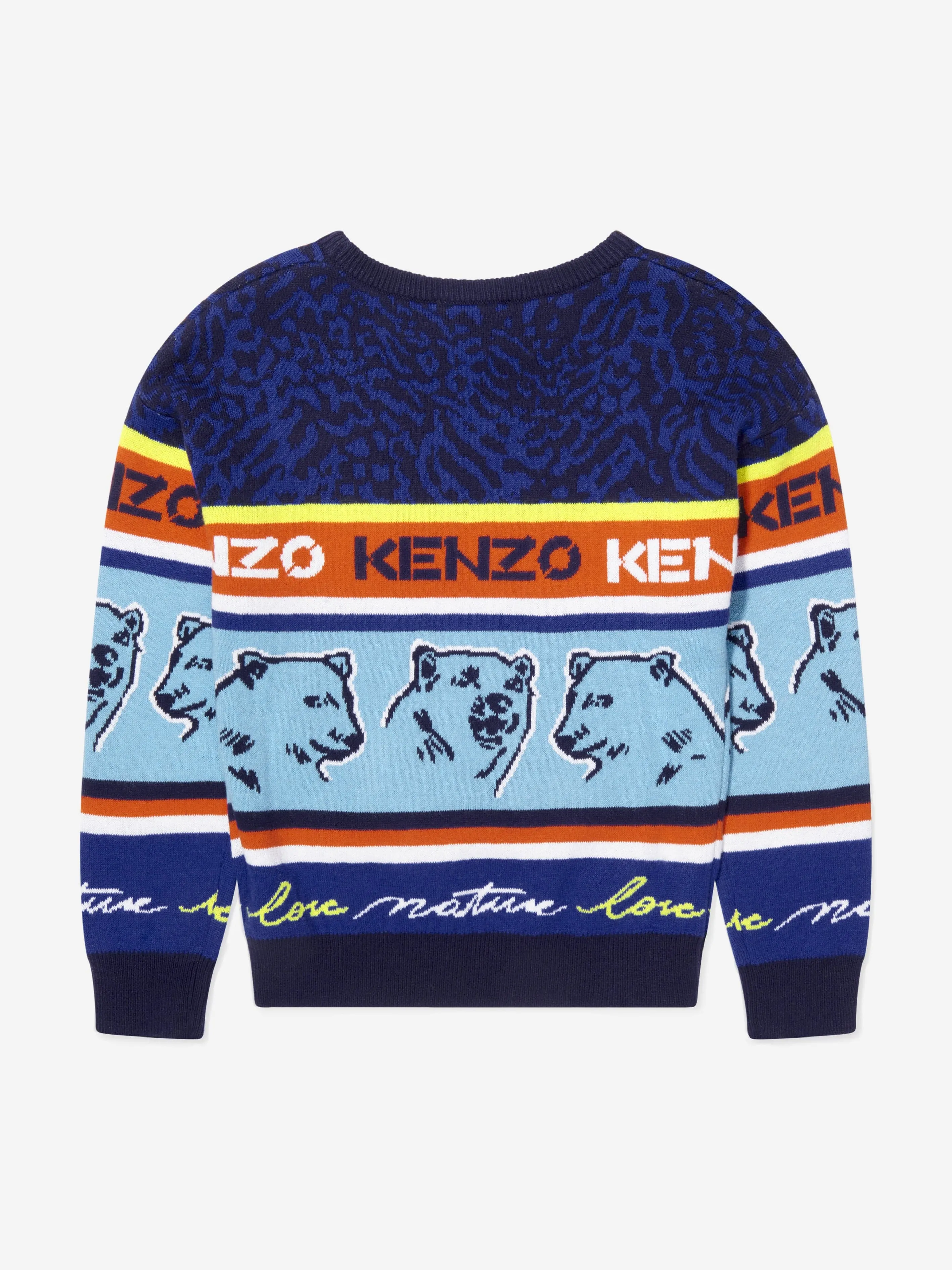 KENZO Boys Multi Iconics Jumper