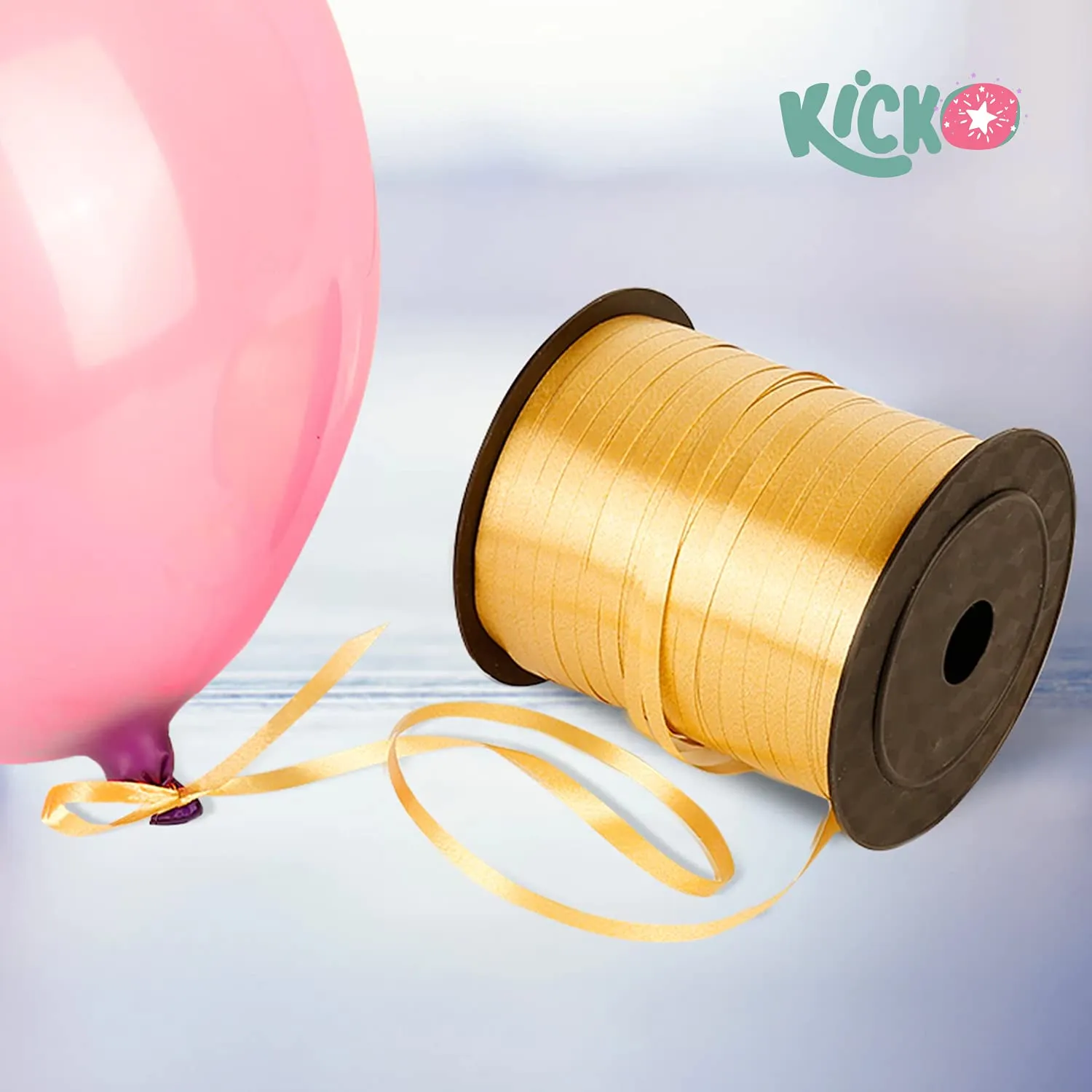 Kicko Curling Ribbon 12 Pack Assorted Colors Crafts Gift Wrapping Balloons Arts