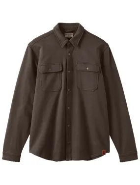 Kodiak French Terry Overshirt - Chocolate