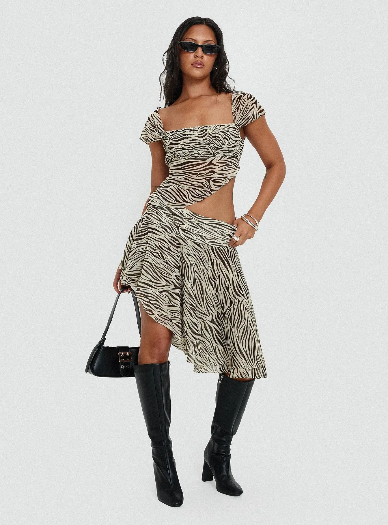 Legacy Midi Skirt Zebra