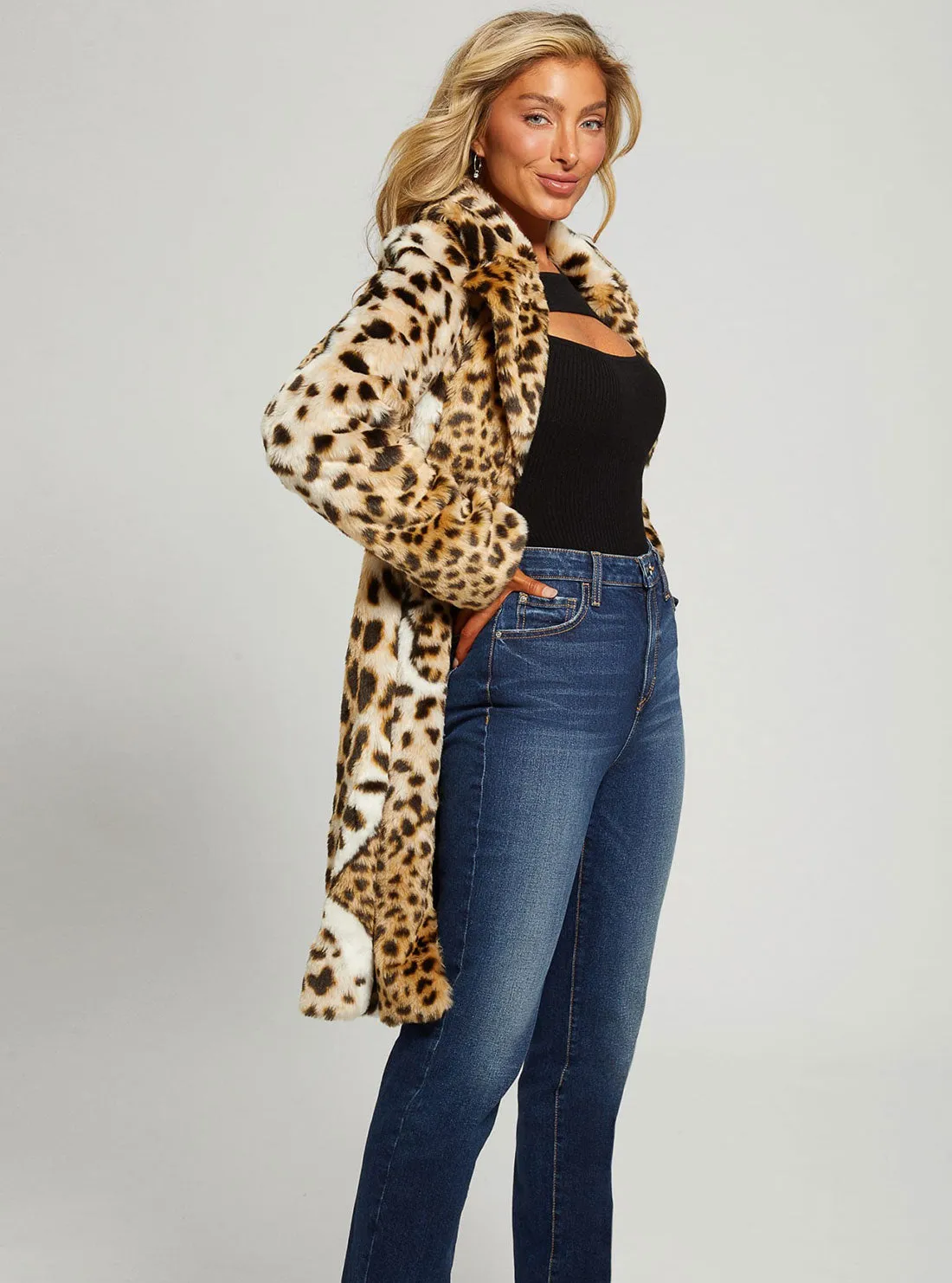 Leopard Diletta Coat