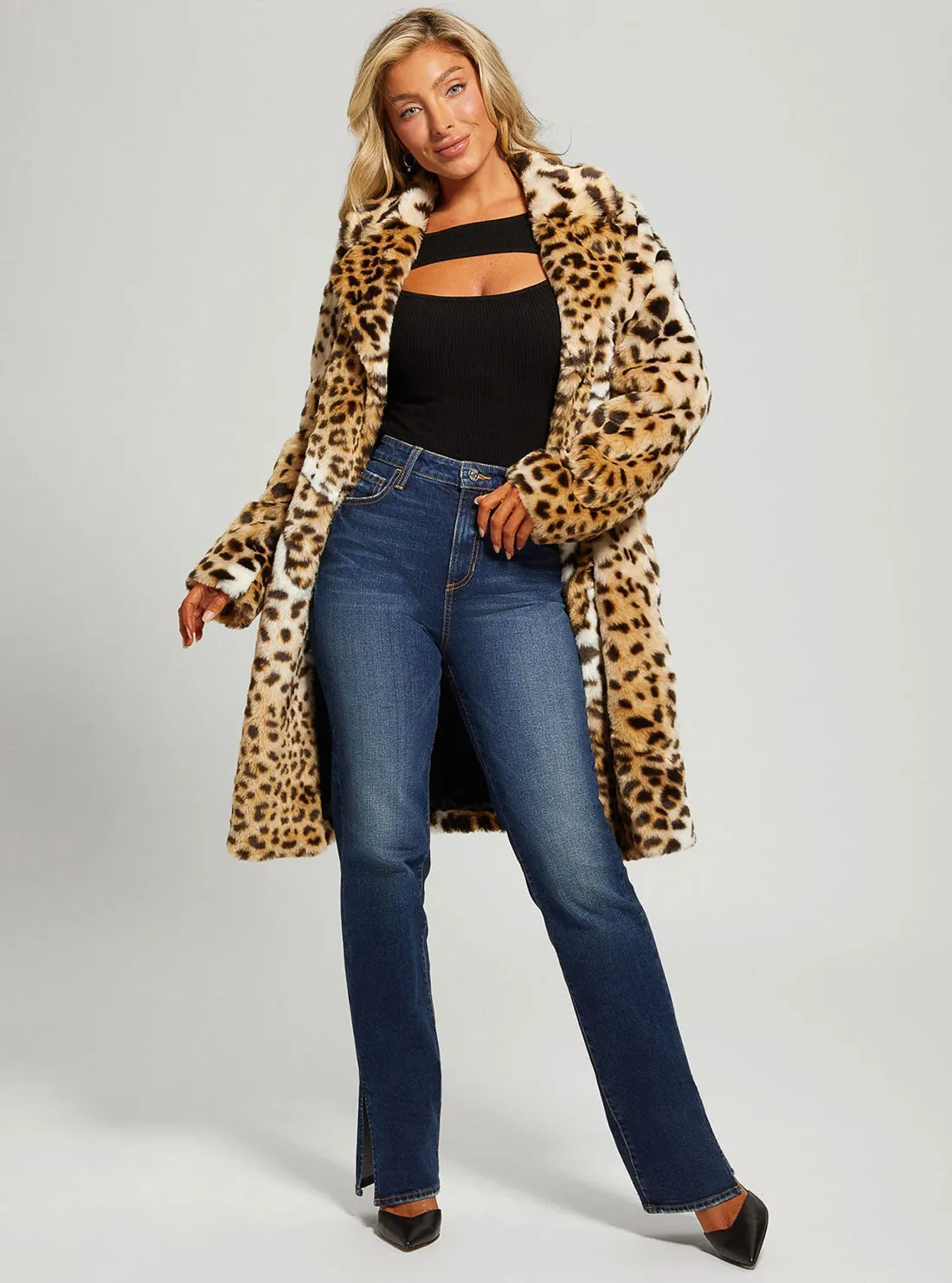 Leopard Diletta Coat