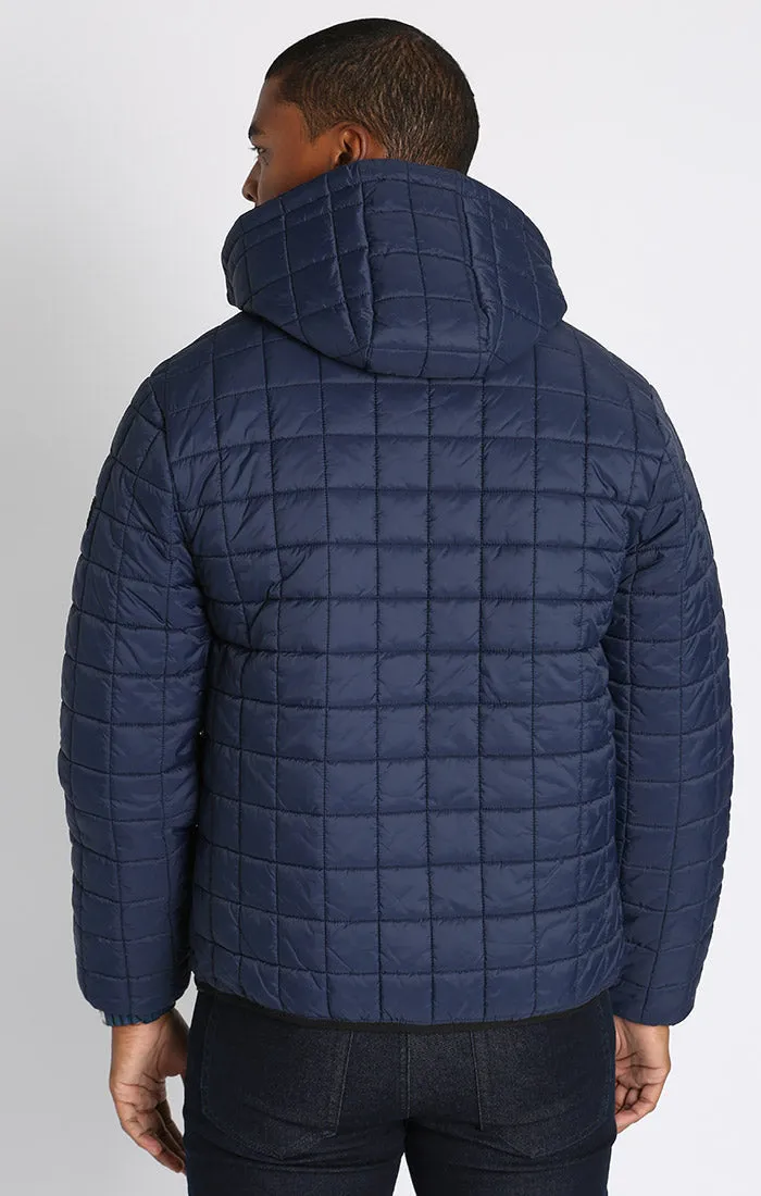 Light Quilted Hooded Puffer Jacket