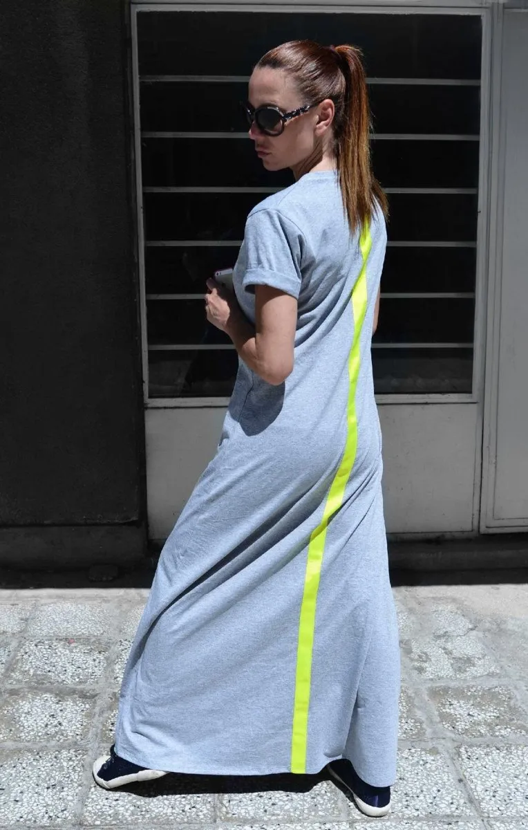 Long Dress With Back Stripe AMIRA