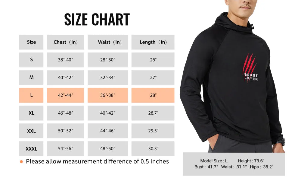 Long Sleeve Thermal Water-Proof Fleece The Scratch Hoodie - Black