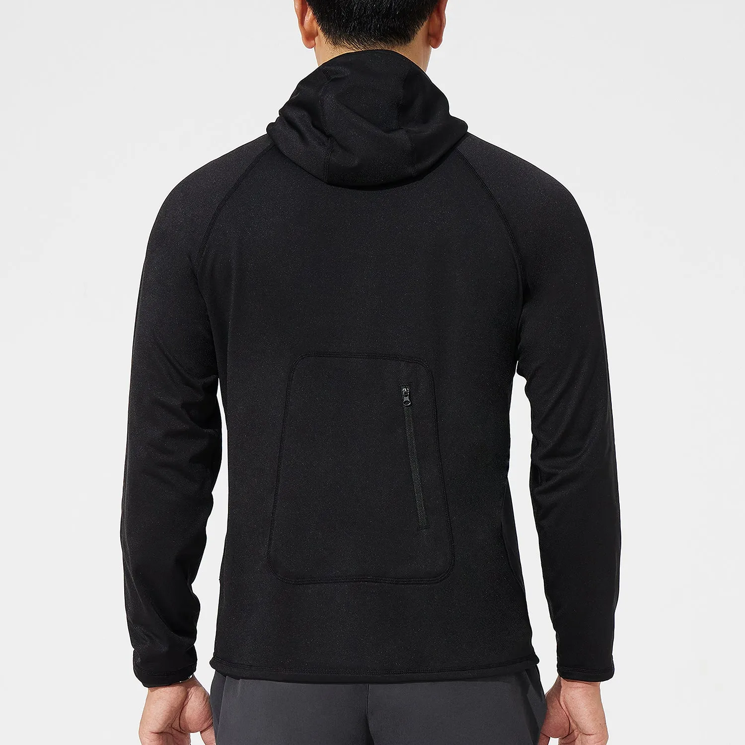 Long Sleeve Thermal Water-Proof Fleece The Scratch Hoodie - Black