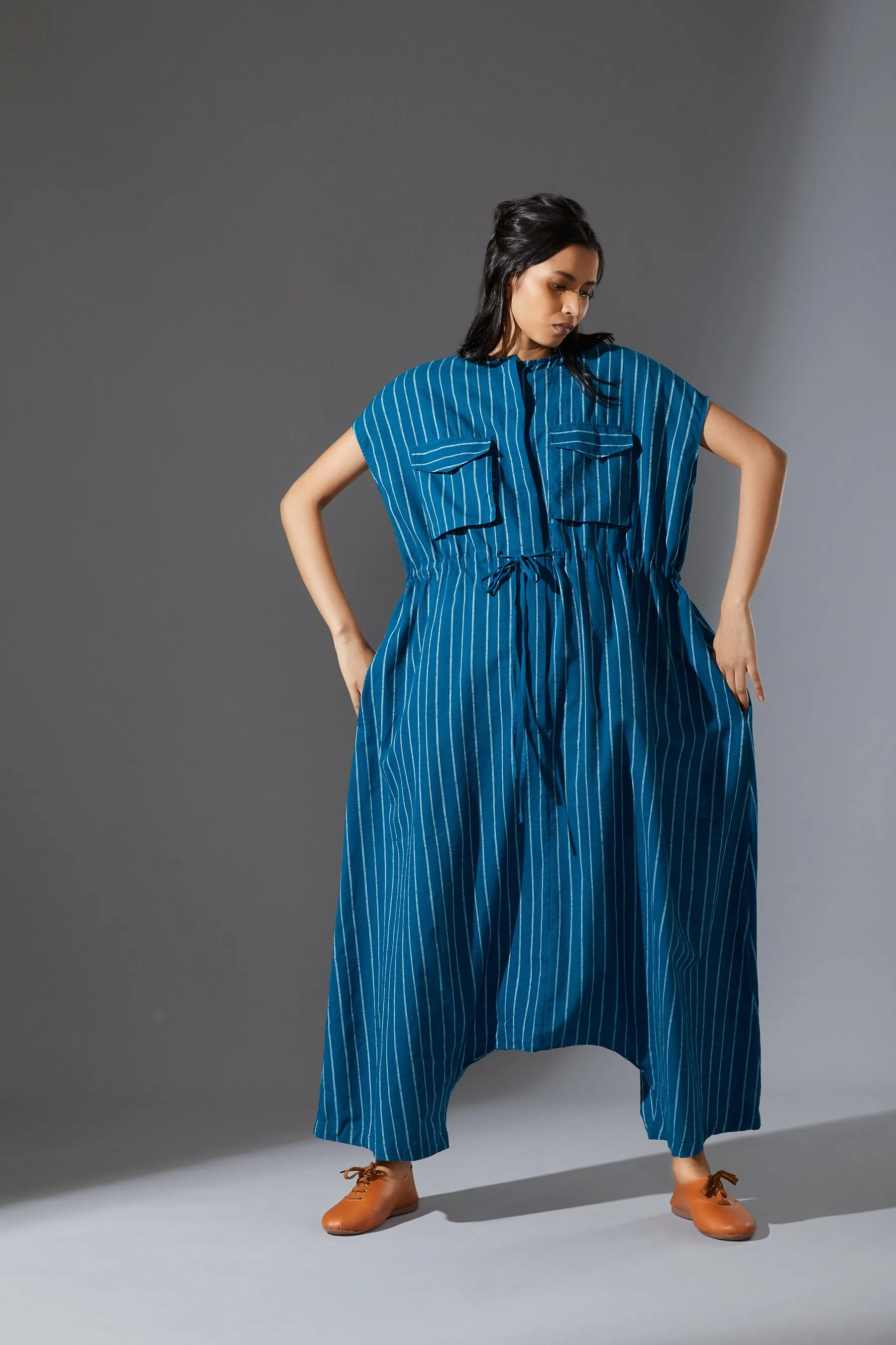 MATI SAFARI JUMPSUIT-AWBLUE