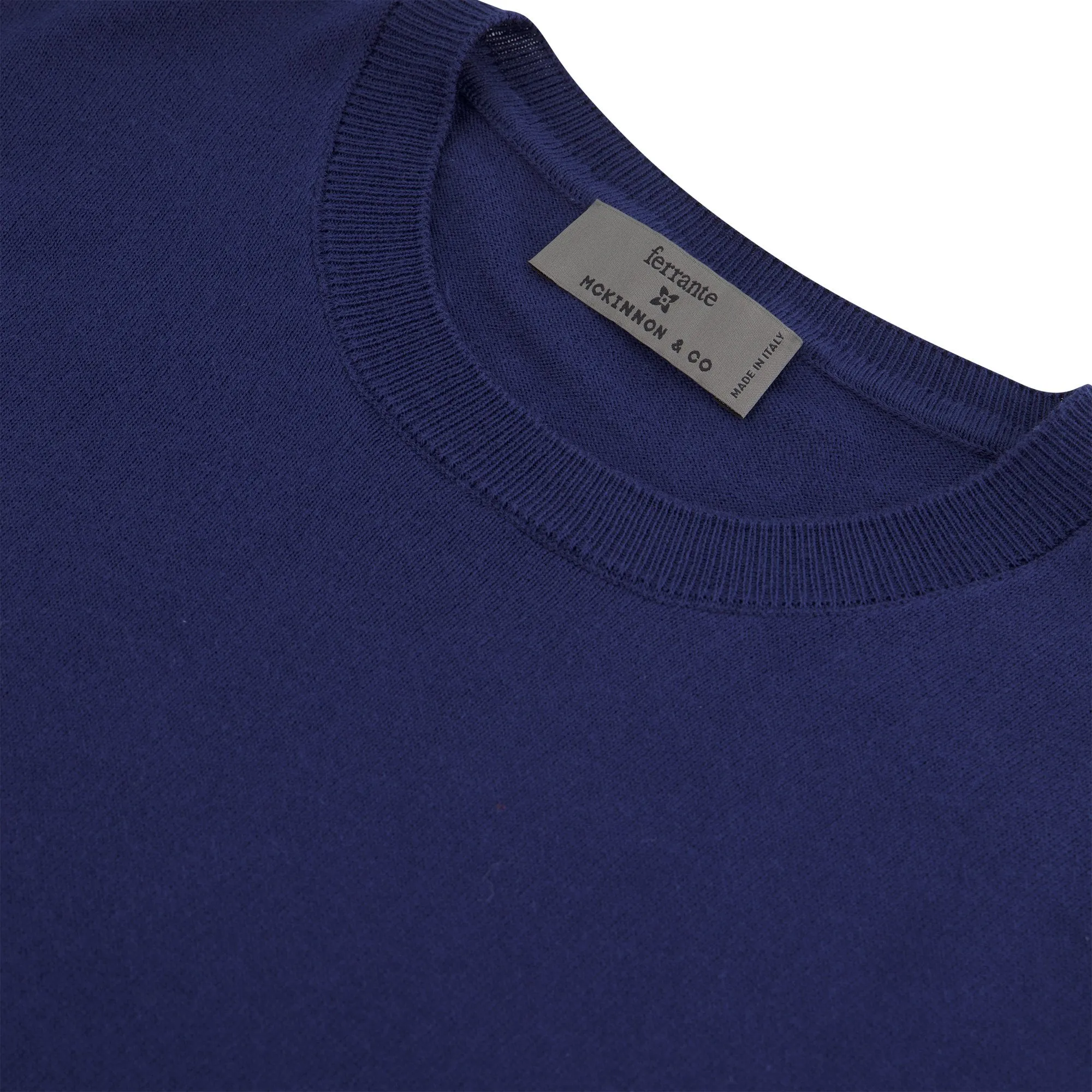 MCKINNON x FERRANTE Long Sleeve Jumper BLUE