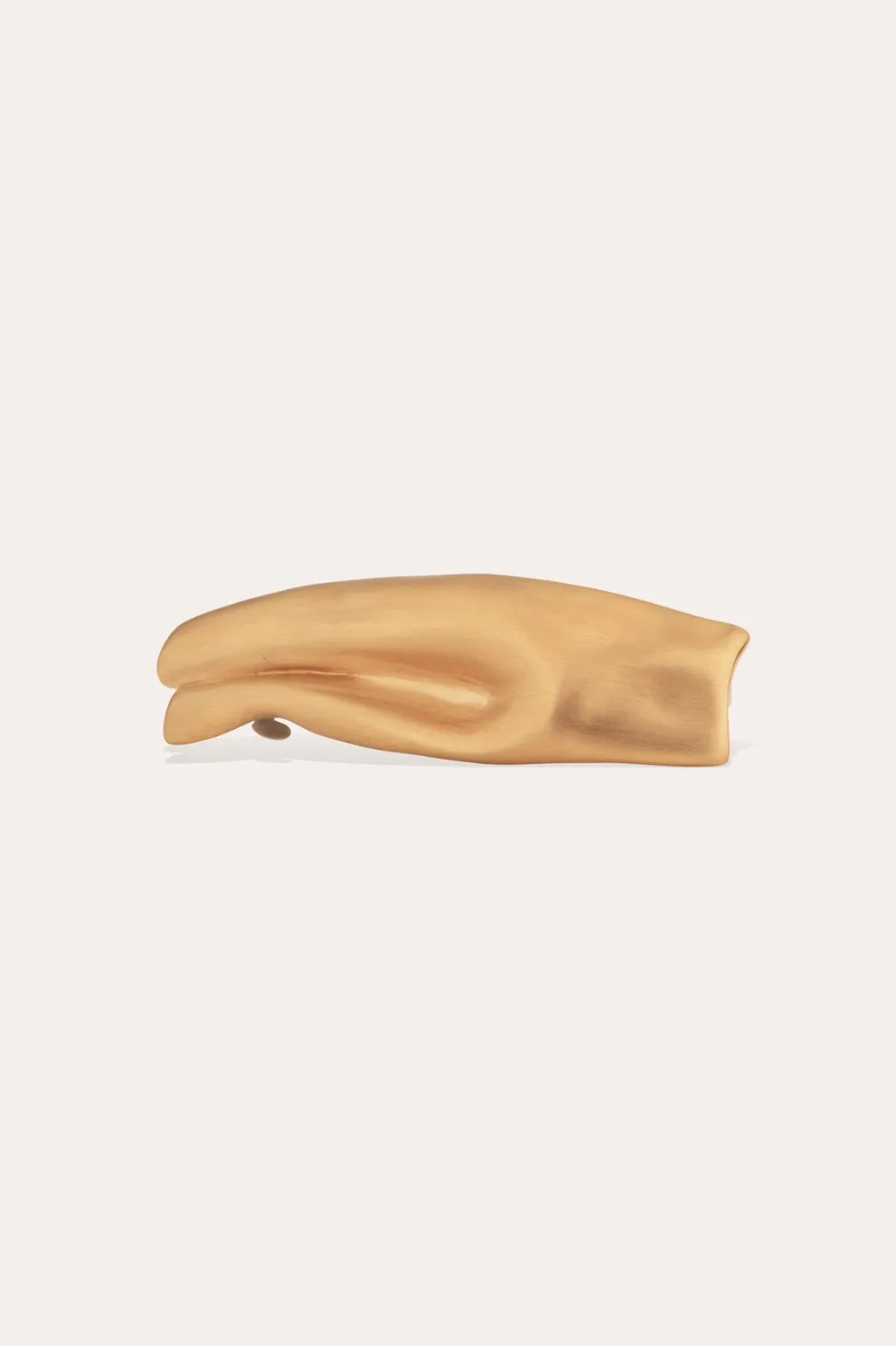 Melted High Energy Nut Bar - Gold Plated Hair Barrette