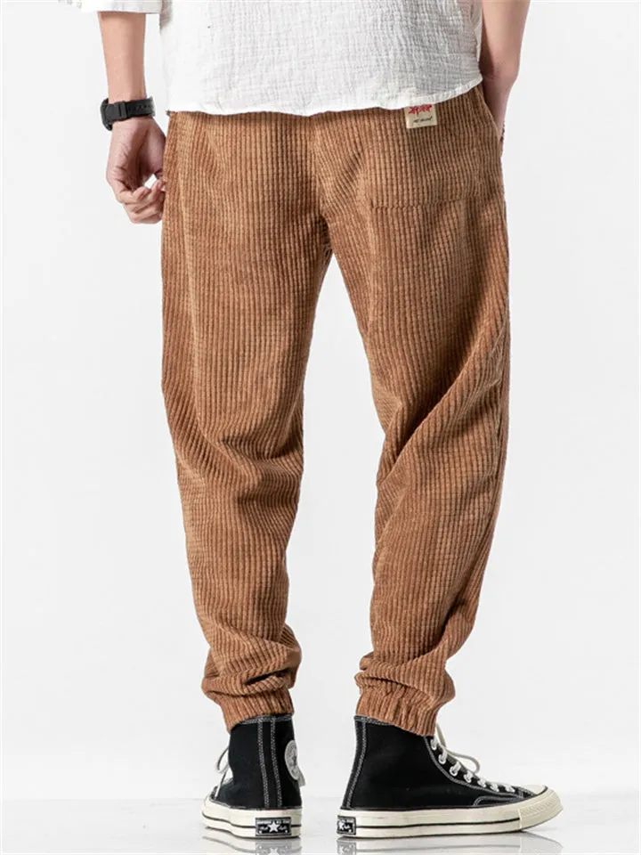 Men's Skinny Corduroy Pants