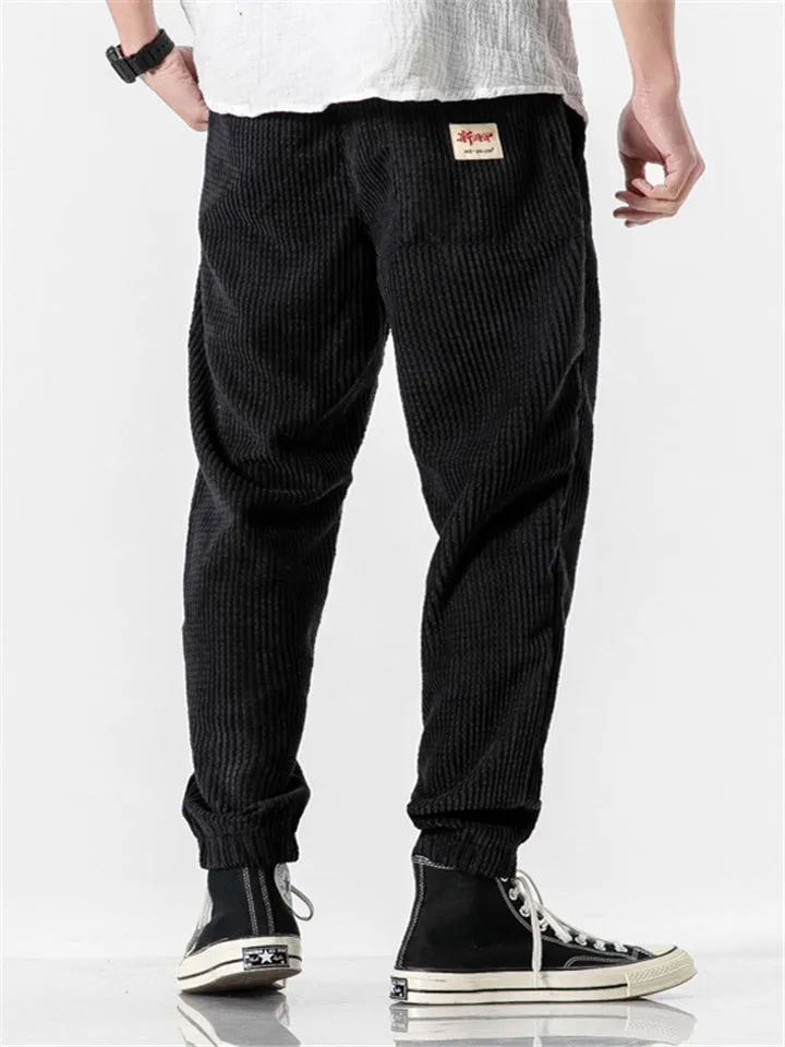 Men's Skinny Corduroy Pants