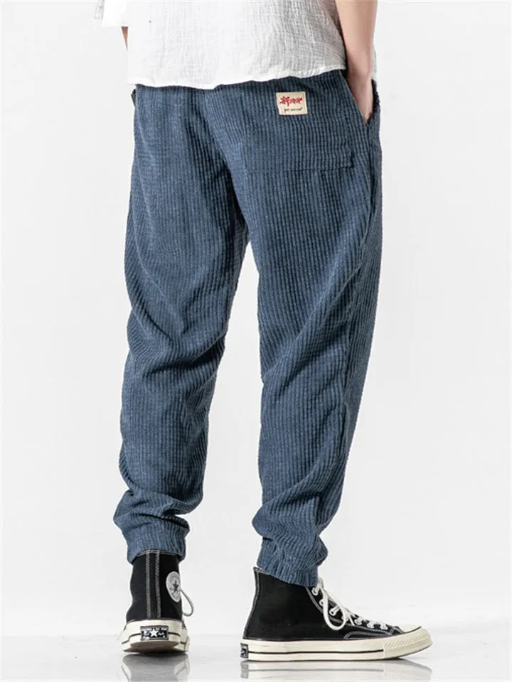 Men's Skinny Corduroy Pants