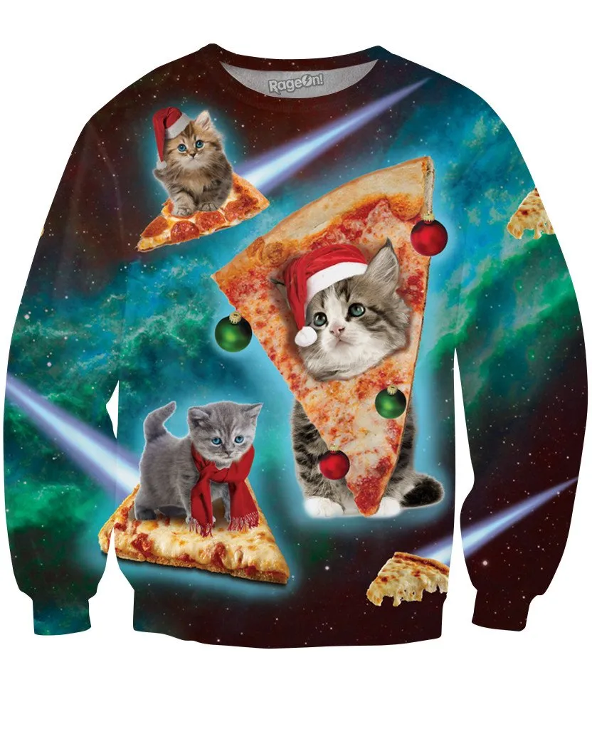 Meowy Christmas Crewneck Sweatshirt