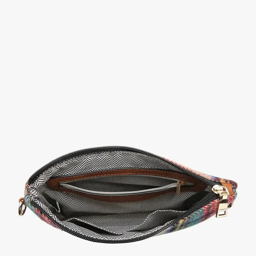 Meriam Clutch Crossbody/Wristlet - Multi Plaid