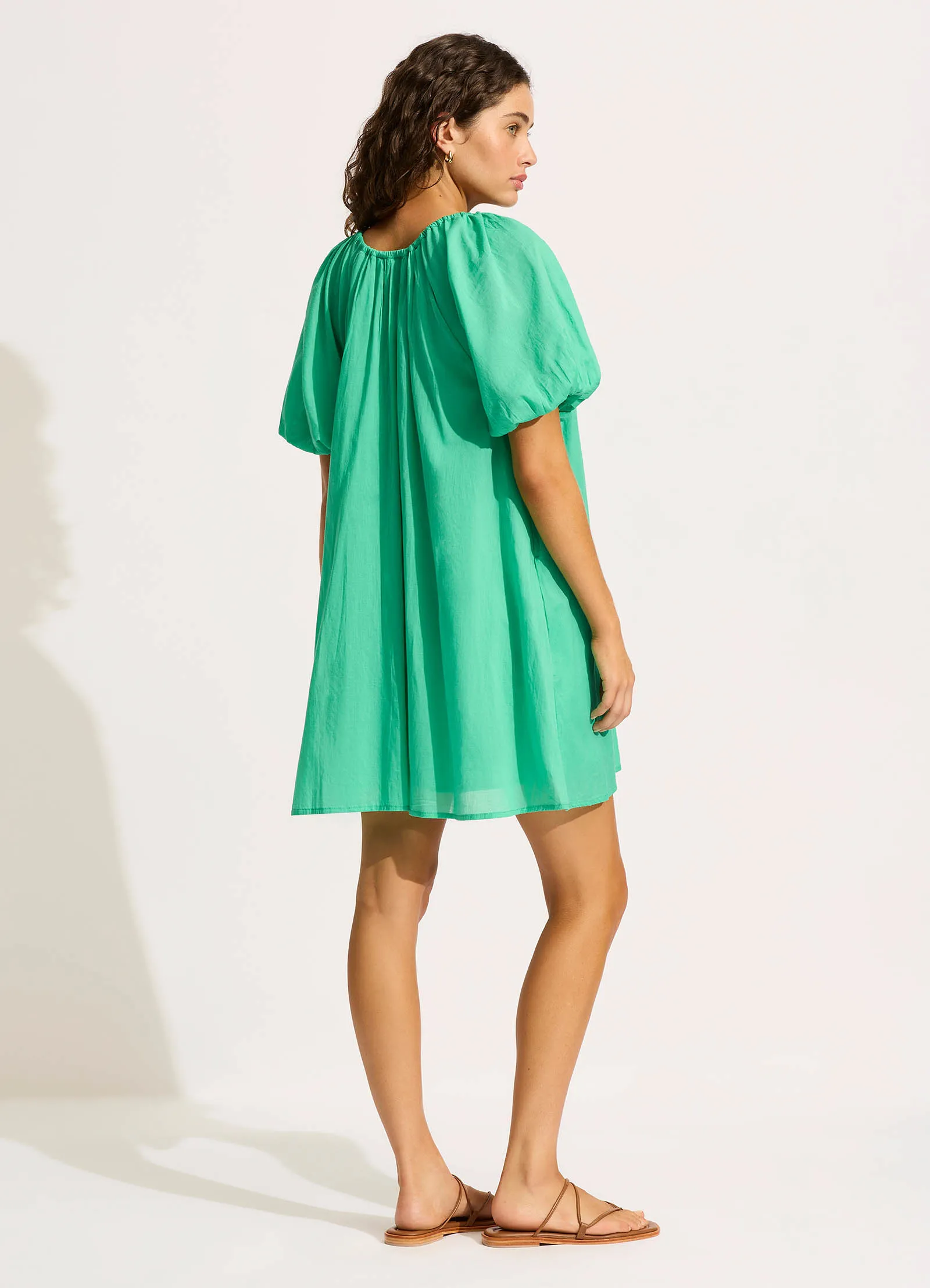 Mini Babydoll Dress - Jade