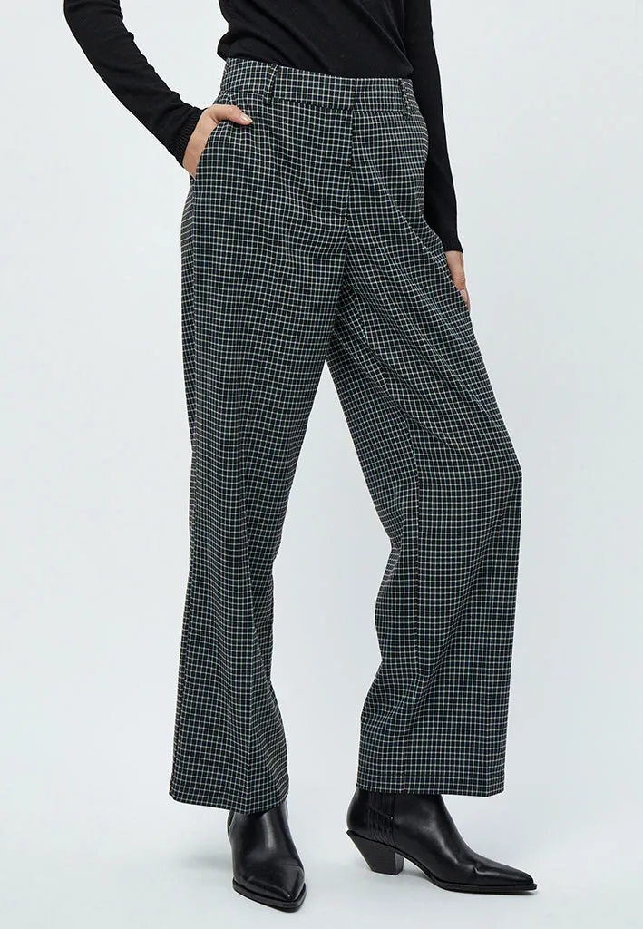 MSLekira Pants - Slate Brown Checked