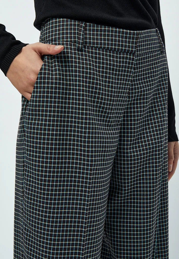 MSLekira Pants - Slate Brown Checked