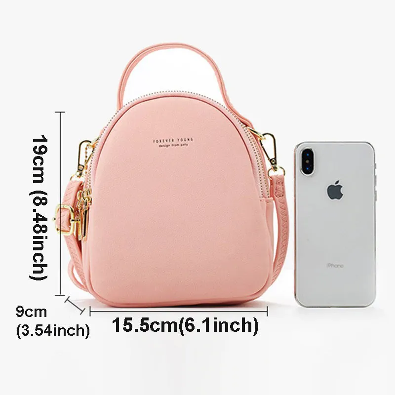 Multi-Functional Mini Compact Crossbody Backpack Handbags