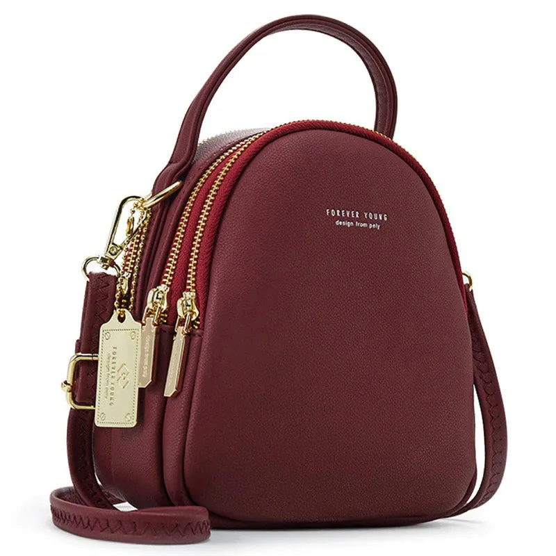 Multi-Functional Mini Compact Crossbody Backpack Handbags