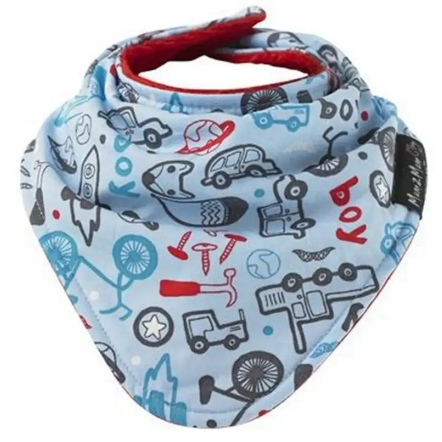 Mum2Mum Wonder Bib Fashion Bandana BOY PRINT / RED