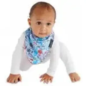 Mum2Mum Wonder Bib Fashion Bandana BOY PRINT / RED