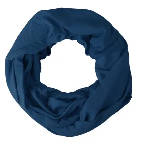 Navy Blue Peach Couture Cotton Soft Touch Vivid Colors Lightweight Jersey Knit Infinity Loop Scarf