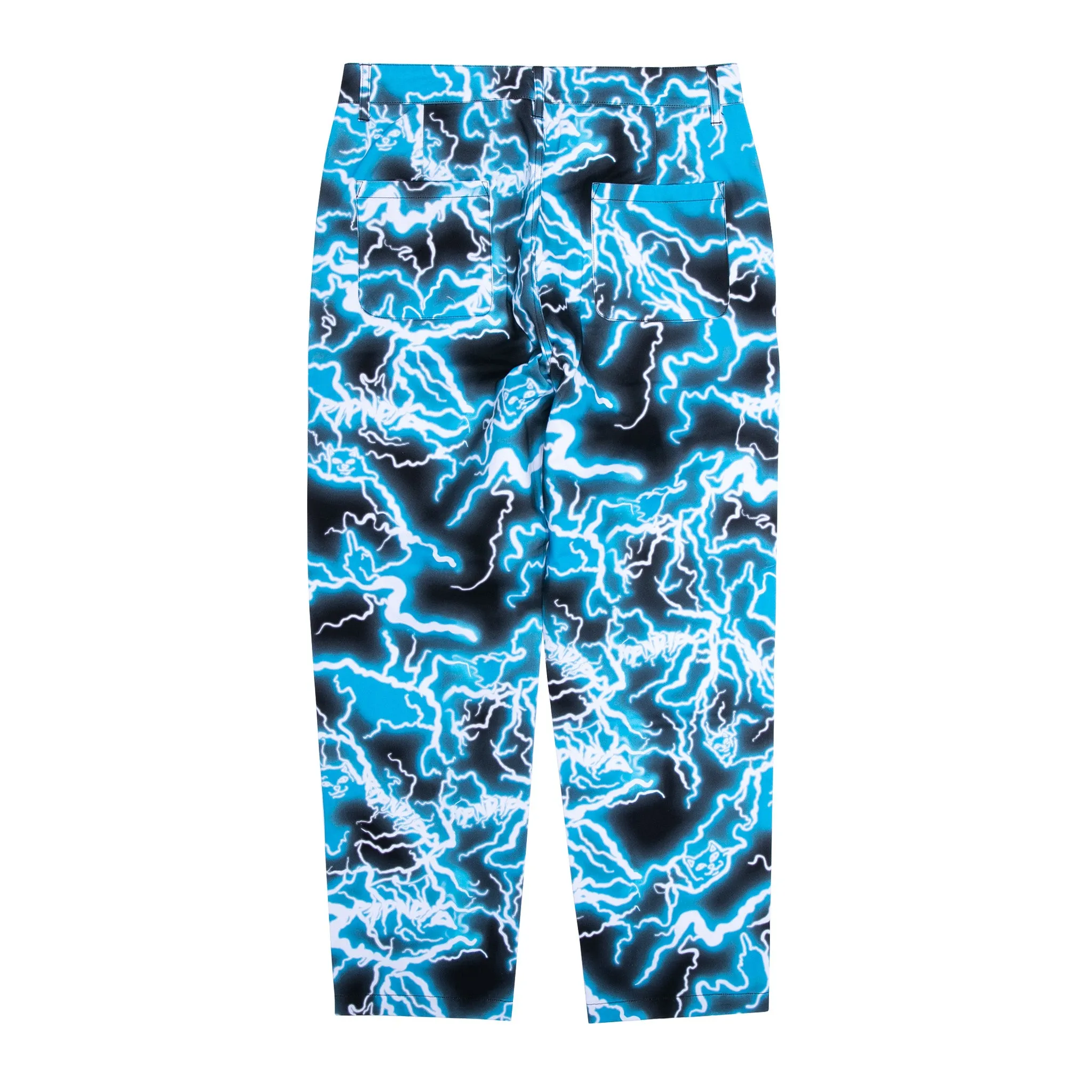 Nikola Twill Pants (Black/Blue)