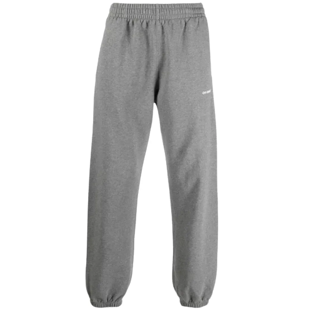 Off-White Wave Out! Diag Slim Fit Grey Sweat Pants