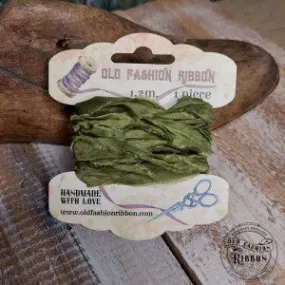 Olive Green Old Fashion Ribbon