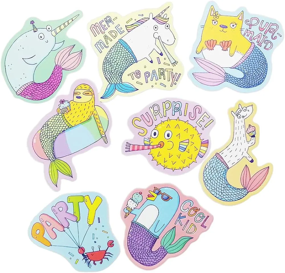 OOLY Stickiville Made to Party Scented Cool Stickers for Kids - Sticker Book - Pick your favorite one