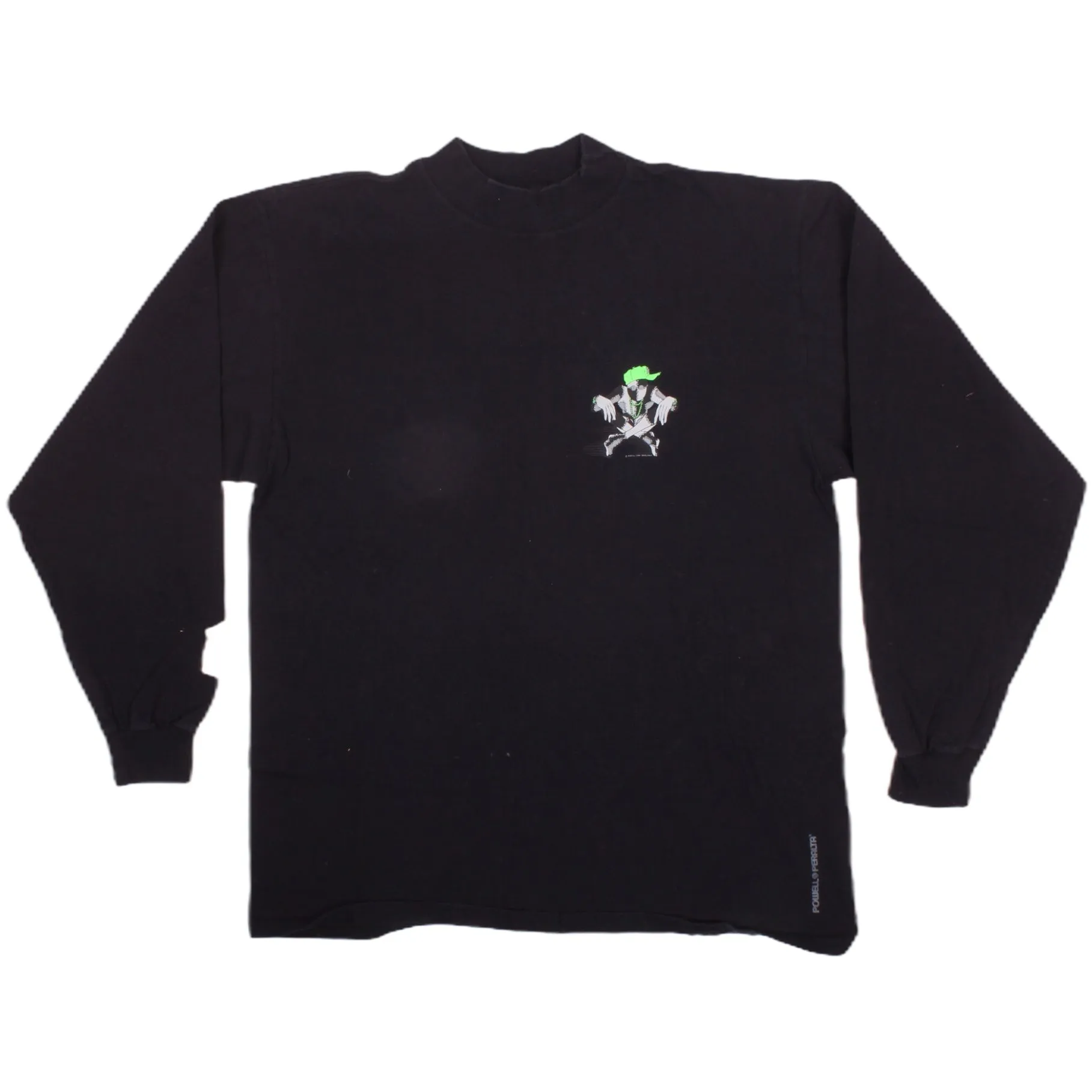 Overripe Powell Peralta Ray Barbee Mock Turtleneck Tee Black Large (1989)