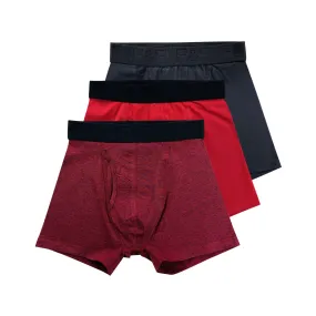 Pack of 3 Mens Cotton Stretch Boxer Trunks