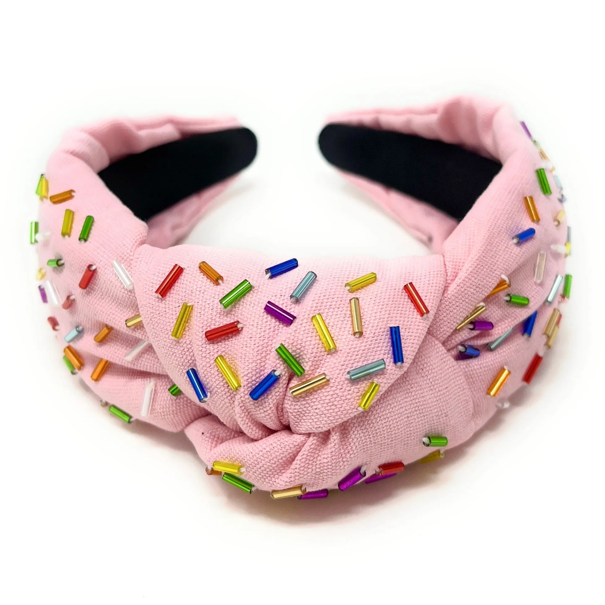 Pink Confetti Knot Headband