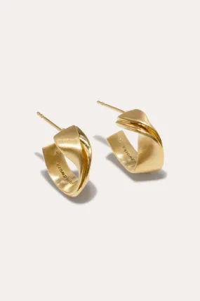 Plume - Gold Vermeil Earrings