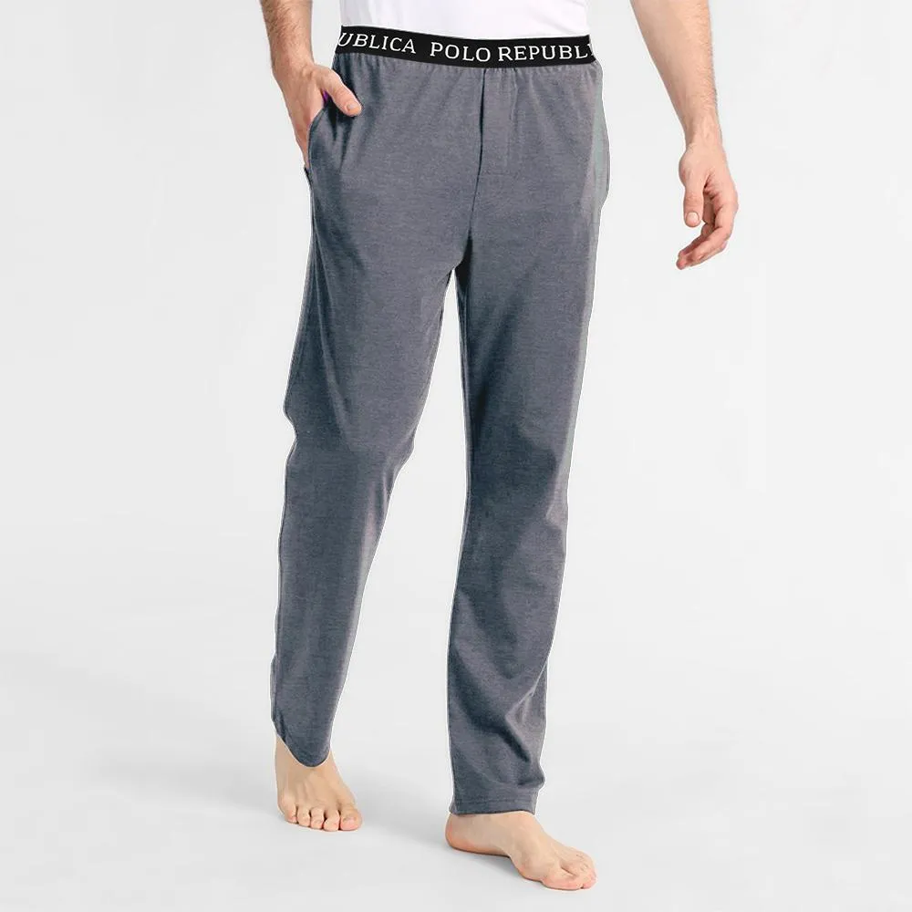 Polo Republica Men's Essentials Jersey Lounge Pants